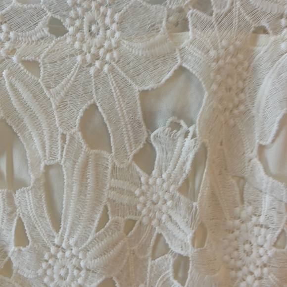 Romeo & Juliet New Ivory Lace Overlay Dress Small - Picture 2 of 5